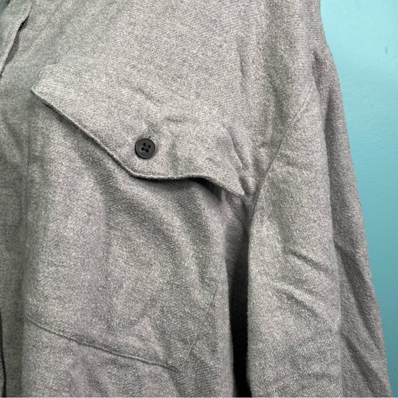 Madewell Size XXL Flannel Flap-Pocket Oversized Ex-Boyfriend Shirt - Picture 11 of 12